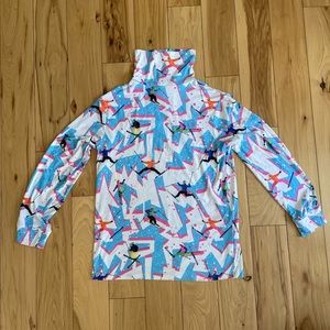 Shinesty retro  turtleneck ski base layer